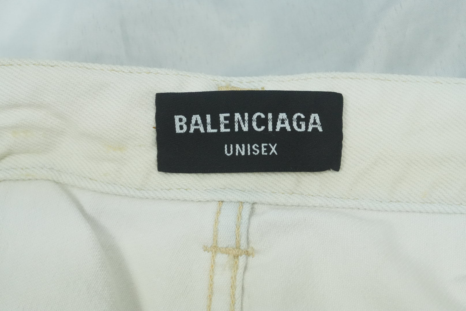 Balenciaga AW21 distressed white cargo