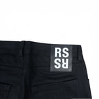 Raf Simons AW18 Christiane F. Patches waxed denim