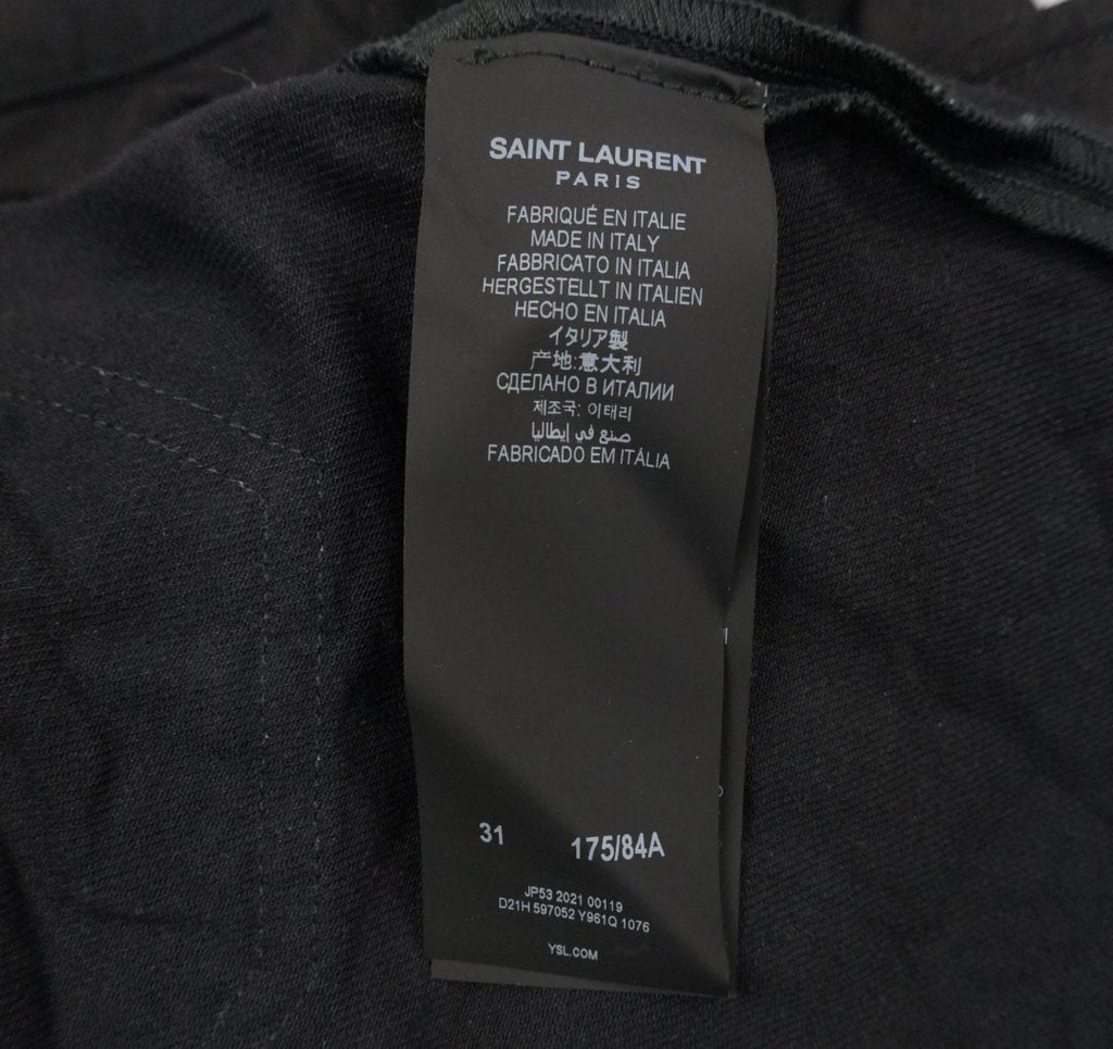 Saint Laurent 2021 waxed denim