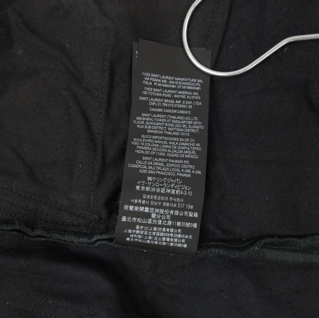 Saint Laurent 2021 waxed denim