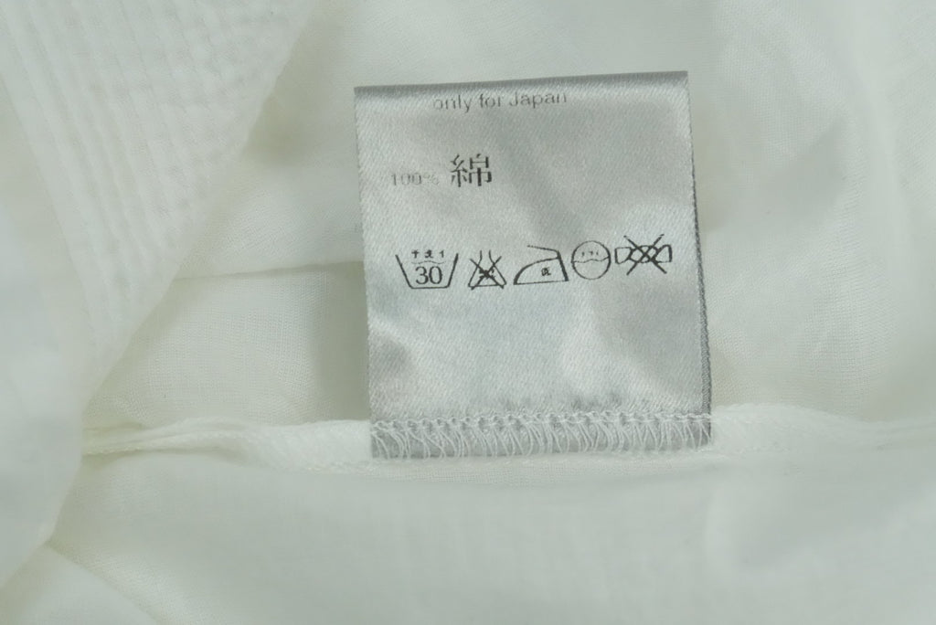 Dior SS06 semi transparent ribbed shirt