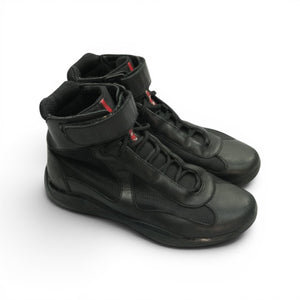 Prada americas cup high sneakers