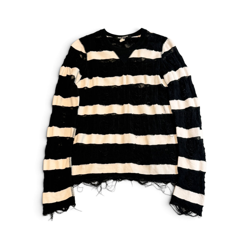 Junya Watanabe SS10 Grunge Striped Longsleeve