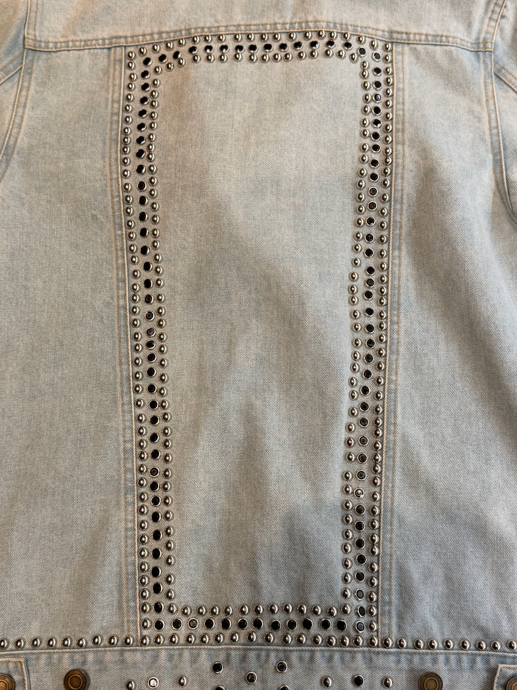 Saint Laurent 2014 Studded Denim Jacket By Hedi Slimane
