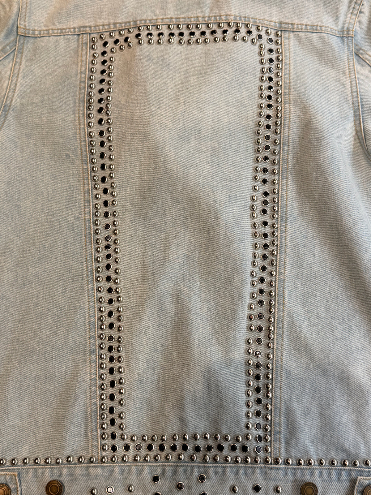 Saint Laurent 2014 Studded Denim Jacket By Hedi Slimane