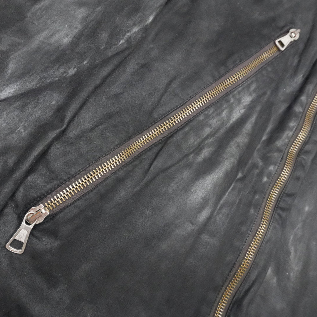 Maison Martin Margiela SS03 waxed 5 zip jacket