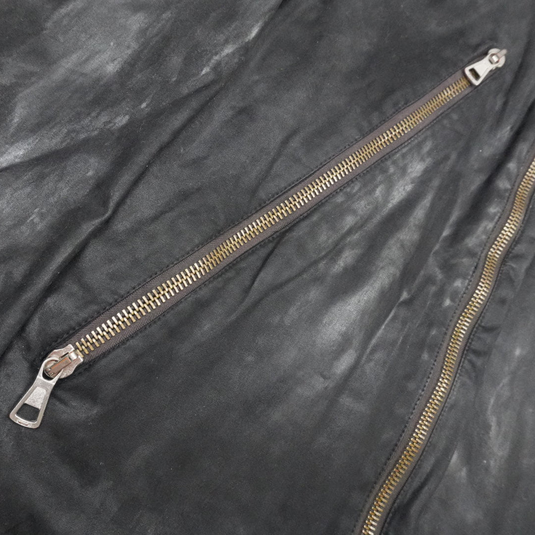 Maison Martin Margiela SS03 waxed 5 zip jacket
