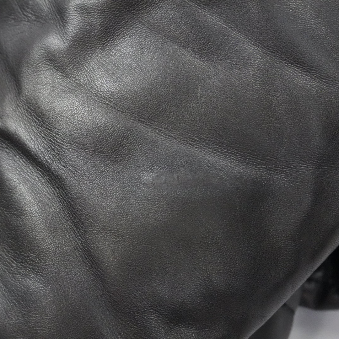 Dior AW03 Luster quilted leather coat