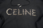 Celine SS22 Cosmic Cruiser safety pins hoodie
