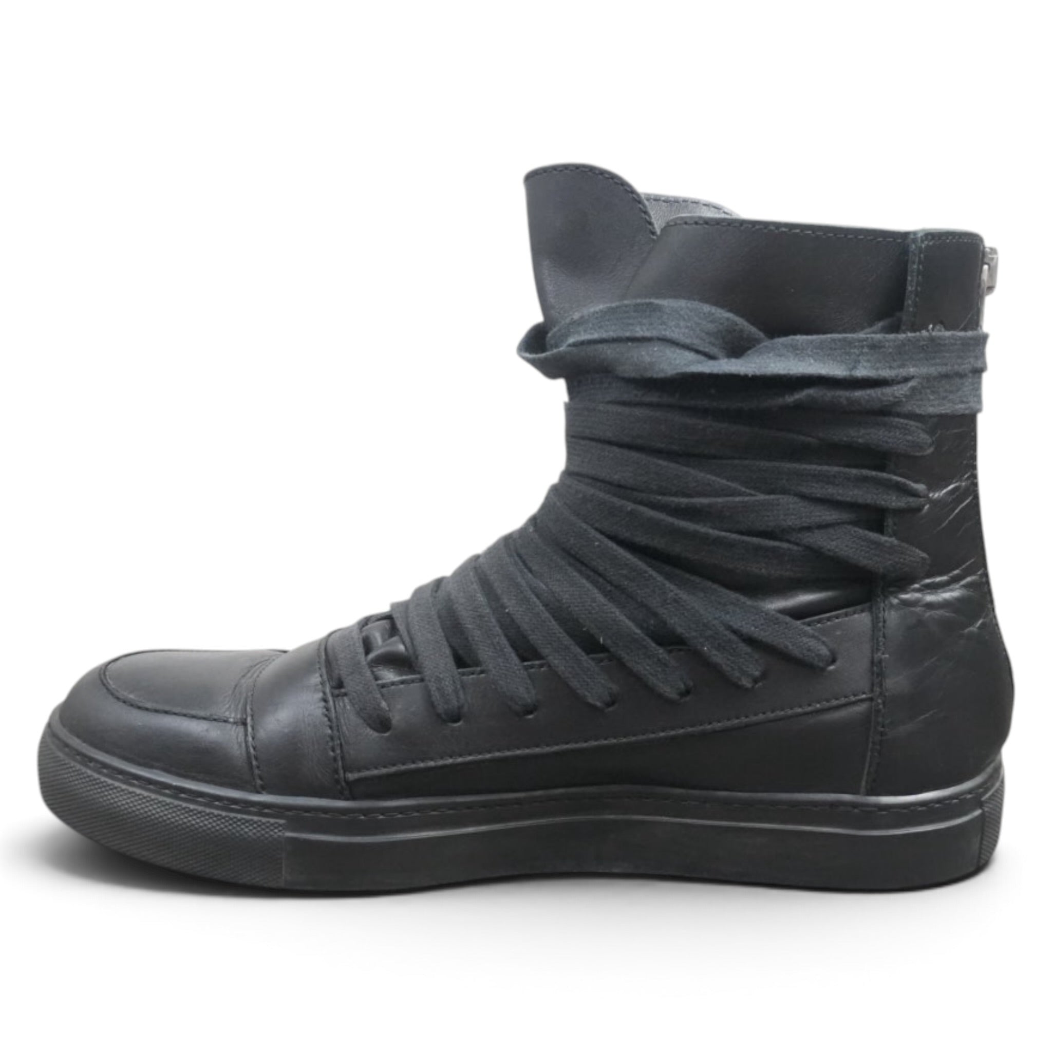 Kris Van Assche black multilaces