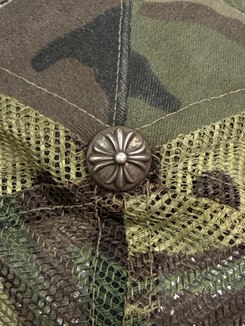 Chrome Hearts vintage fuck camo hat