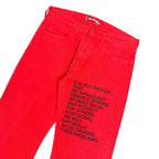 Junya Watanabe SS02 Poem Bootcut Jeans