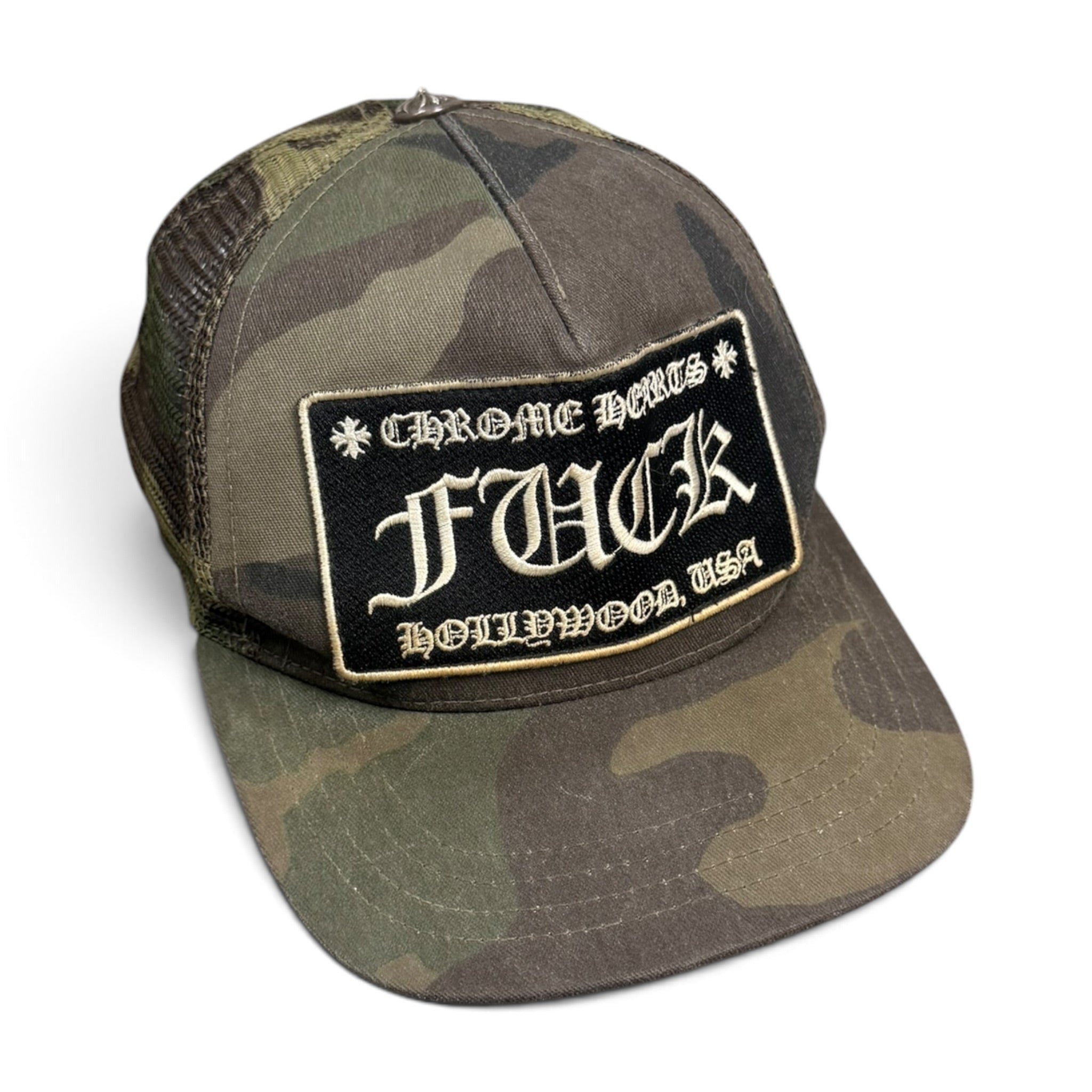Chrome Hearts vintage fuck camo hat