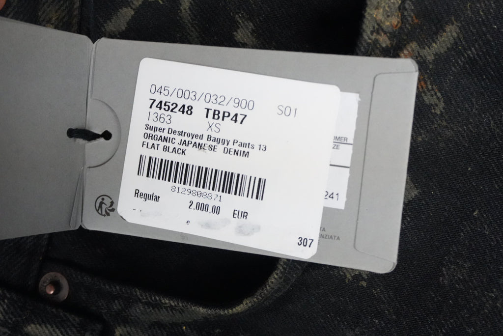 Balenciaga SS23 Mud Show super destroyed denim