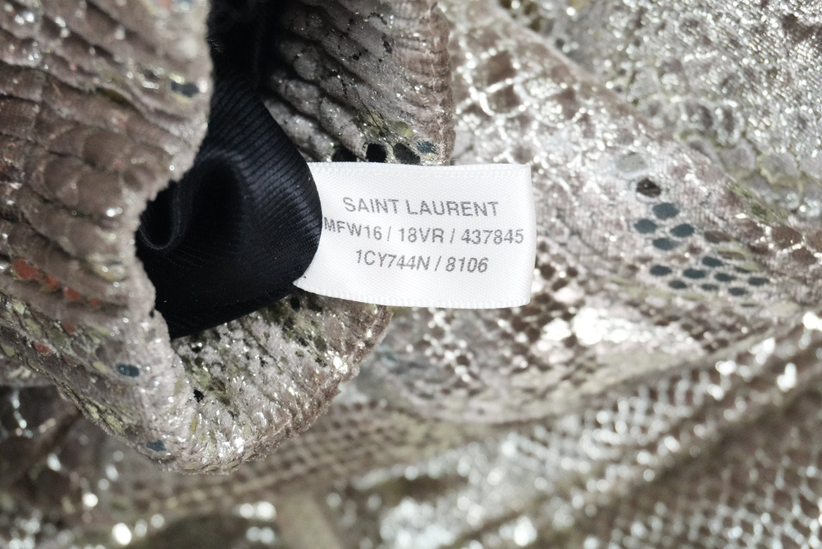Saint Laurent FW16 Palladium 1of1 sample