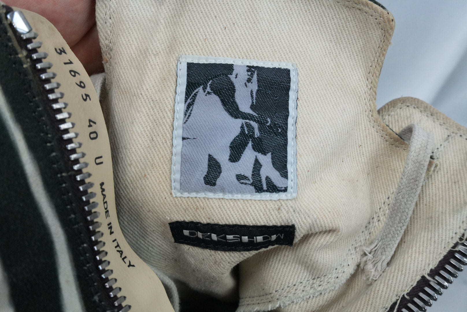 Rick Owens zebra ramones