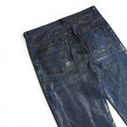 Dior AW07 waxed green “luster” denim
