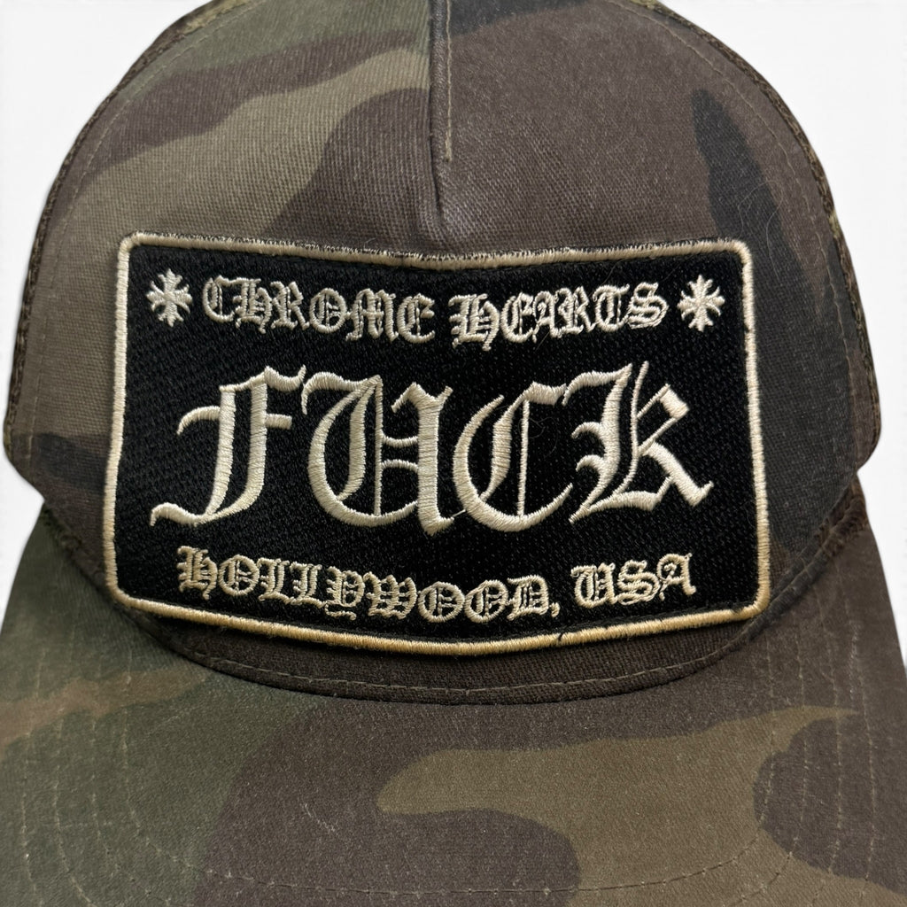 Chrome Hearts vintage fuck camo hat