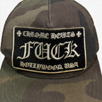 Chrome Hearts vintage fuck camo hat