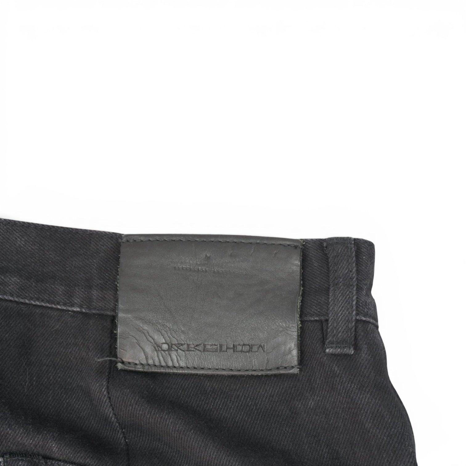 Rick Owens SS25 Hollywood dblknee geth cut denim