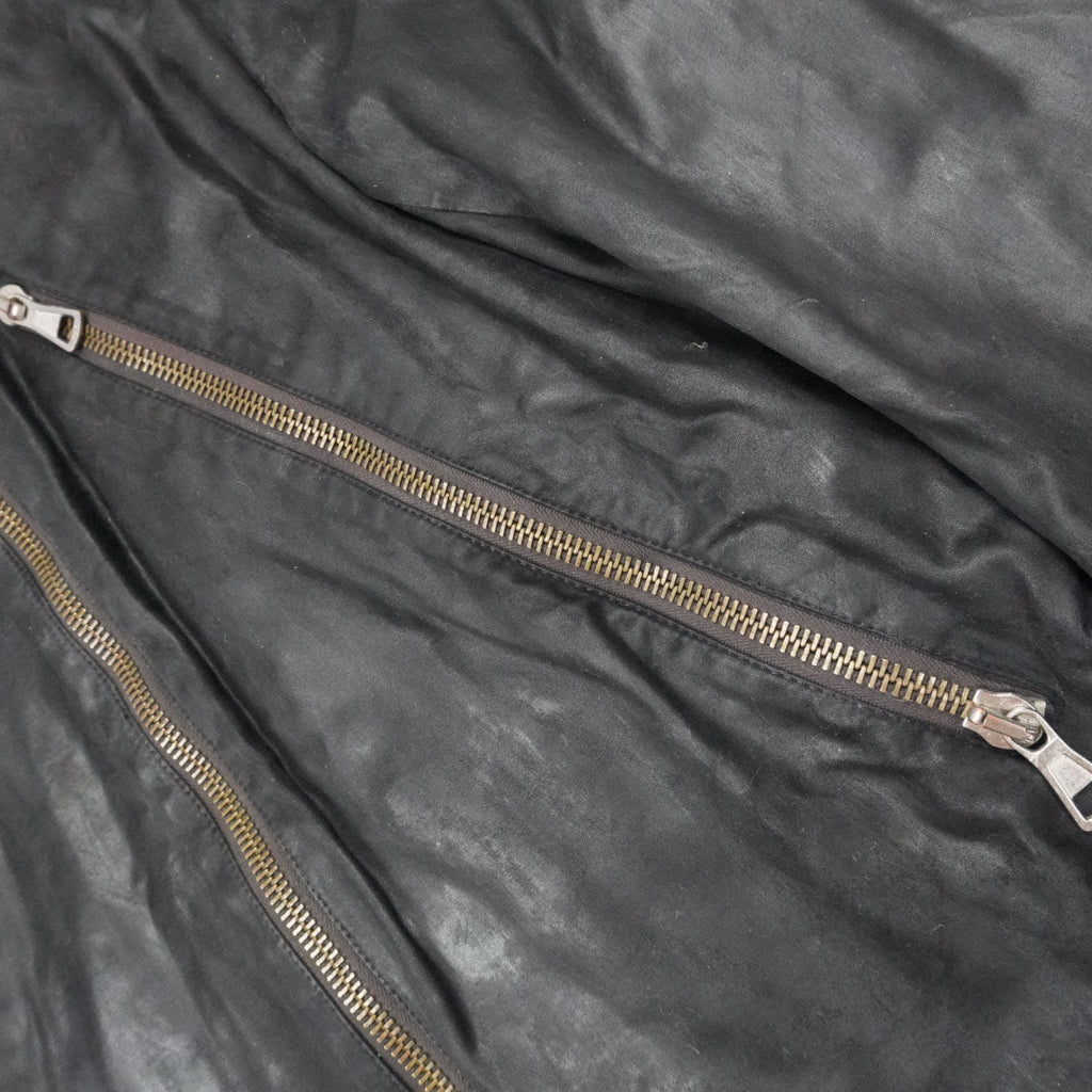 Maison Martin Margiela SS03 waxed 5 zip jacket