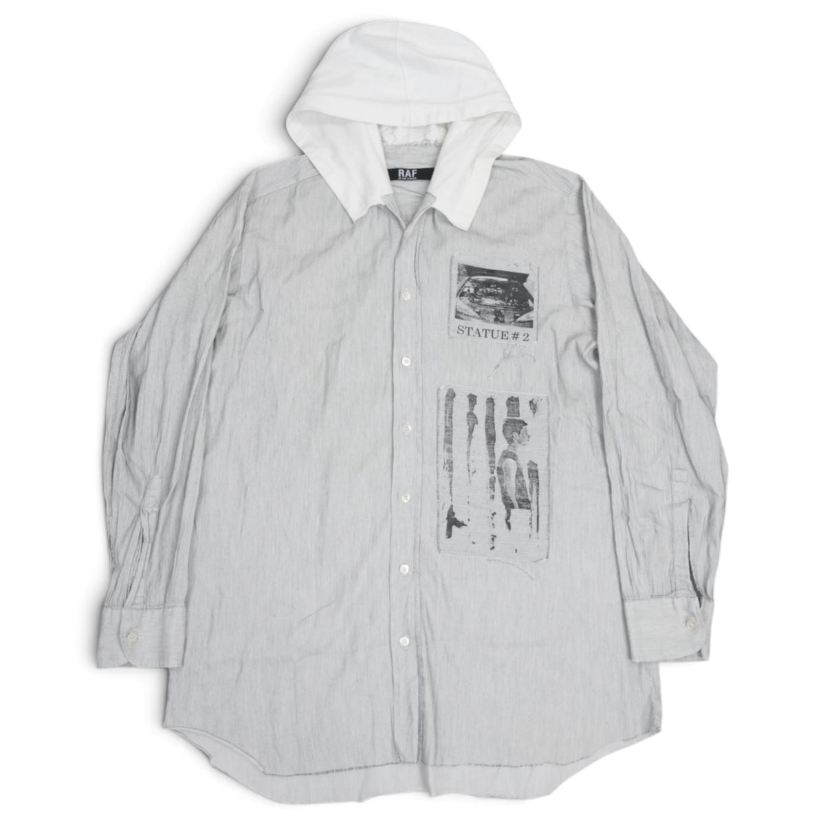 Raf By Raf Simons SS06 patches hooded shirt