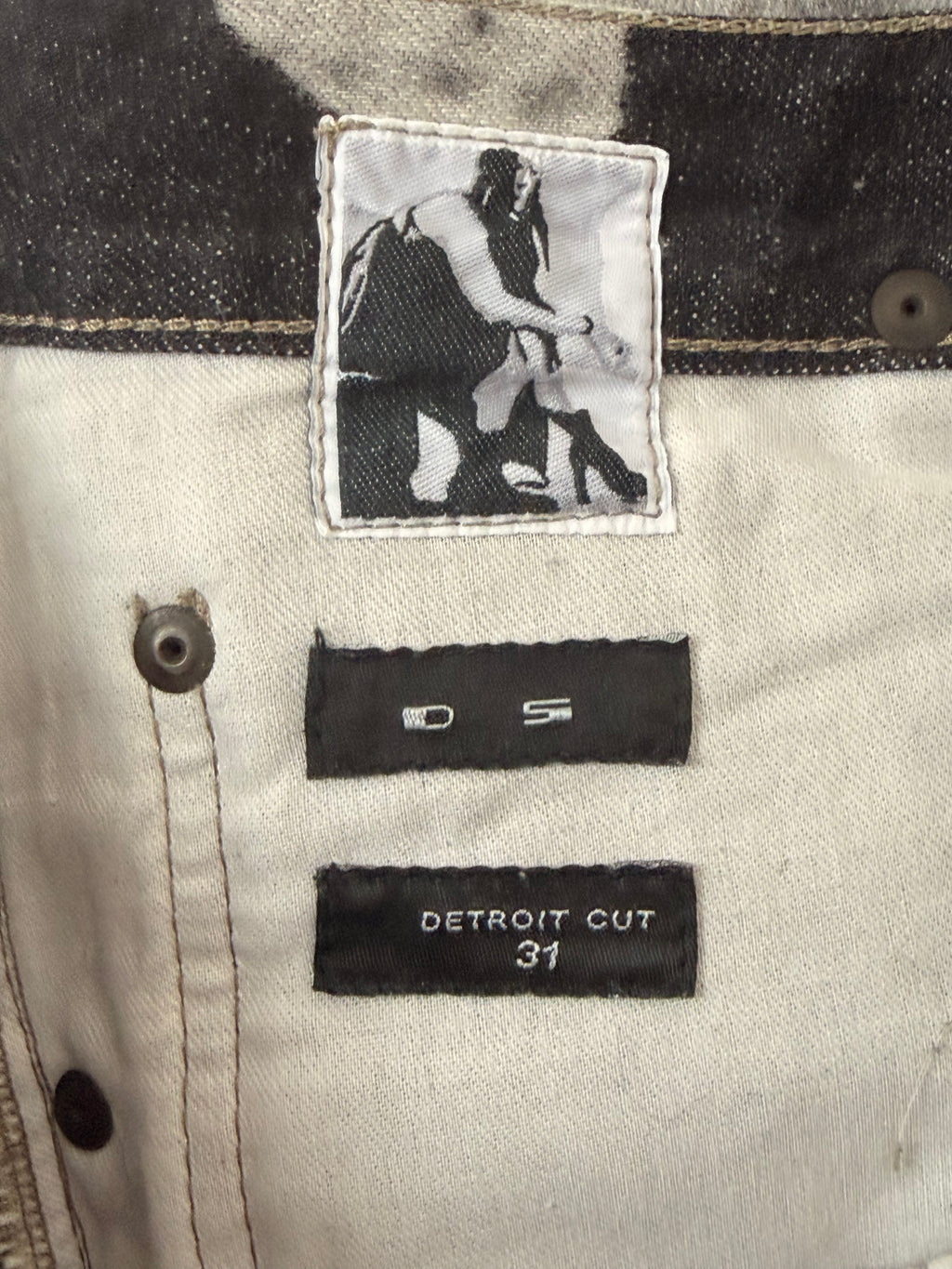Rick Owens FW16 Mastodon Vomit Bleach Detroit