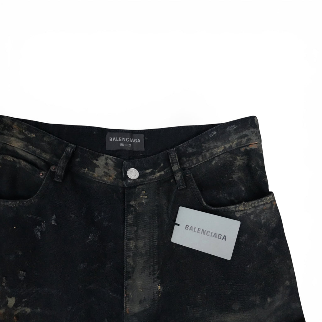 Balenciaga SS23 Mud Show super destroyed denim
