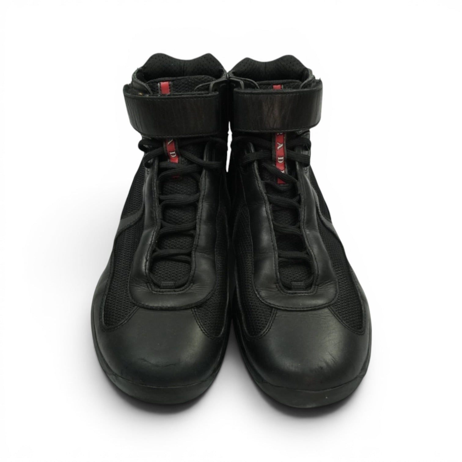 Prada americas cup high sneakers