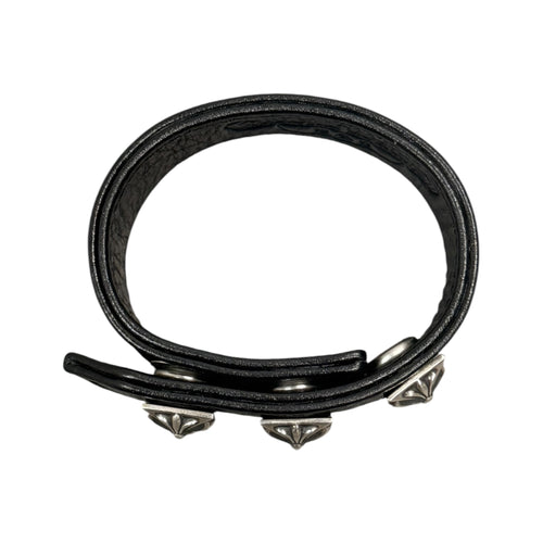 Chrome Hearts 3 Studs Button Snap Bracelet