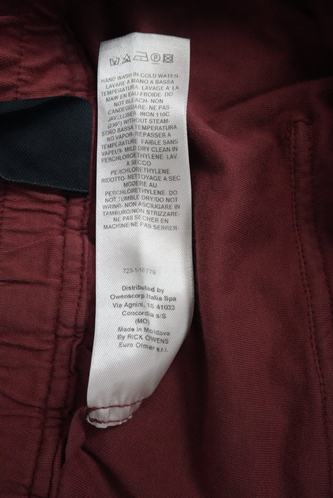 Rick Owens SS21 Phlegethon dark cherry pods