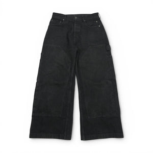 Rick Owens SS25 Hollywood dblknee geth cut denim