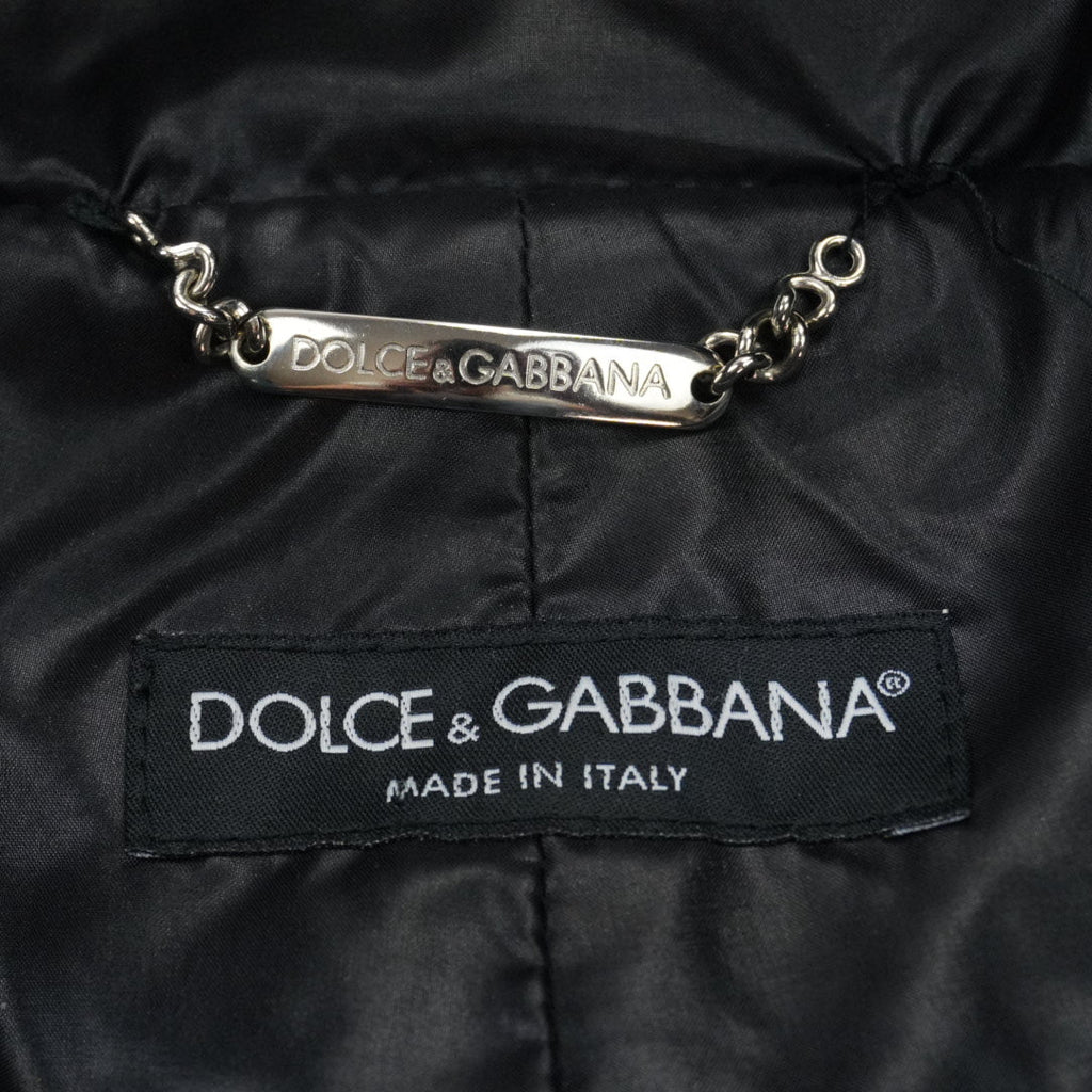 Dolce & Gabbana AW03 bondage bomber