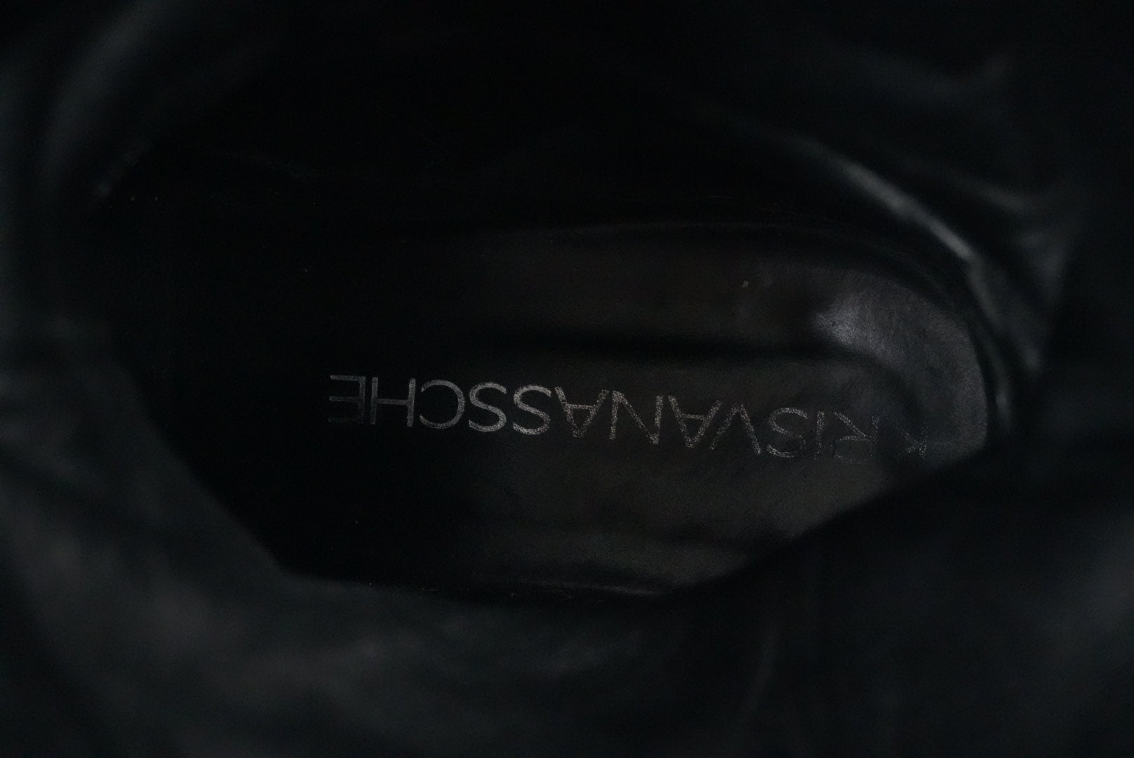 Kris Van Assche bondage boots