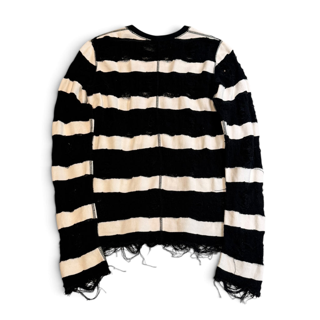 Junya Watanabe SS10 Grunge Striped Longsleeve