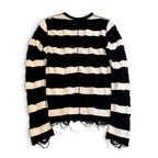 Junya Watanabe SS10 Grunge Striped Longsleeve
