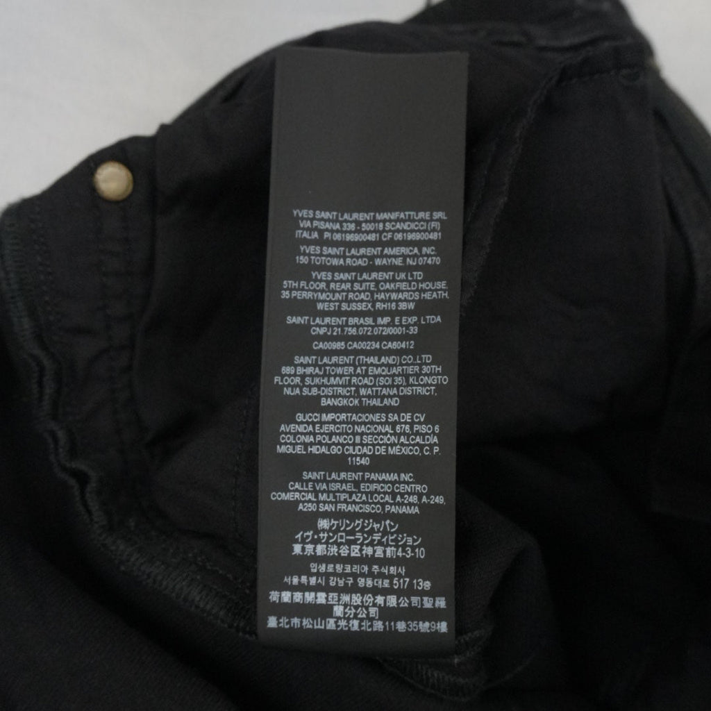 Saint Laurent 2021 waxed denim