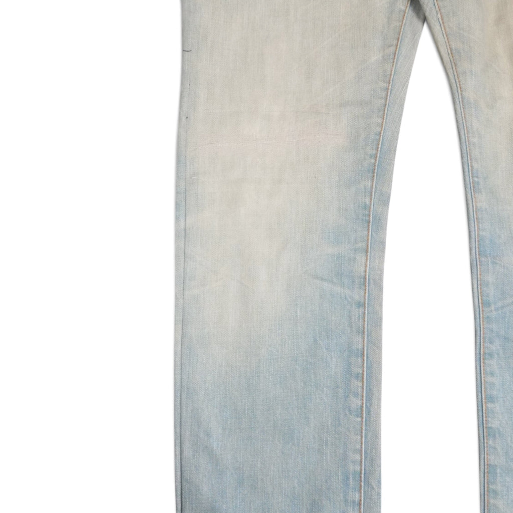 Dior SS04 Strip bleu claire denim