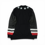 Givenchy SS15 stars leather sweatshirt