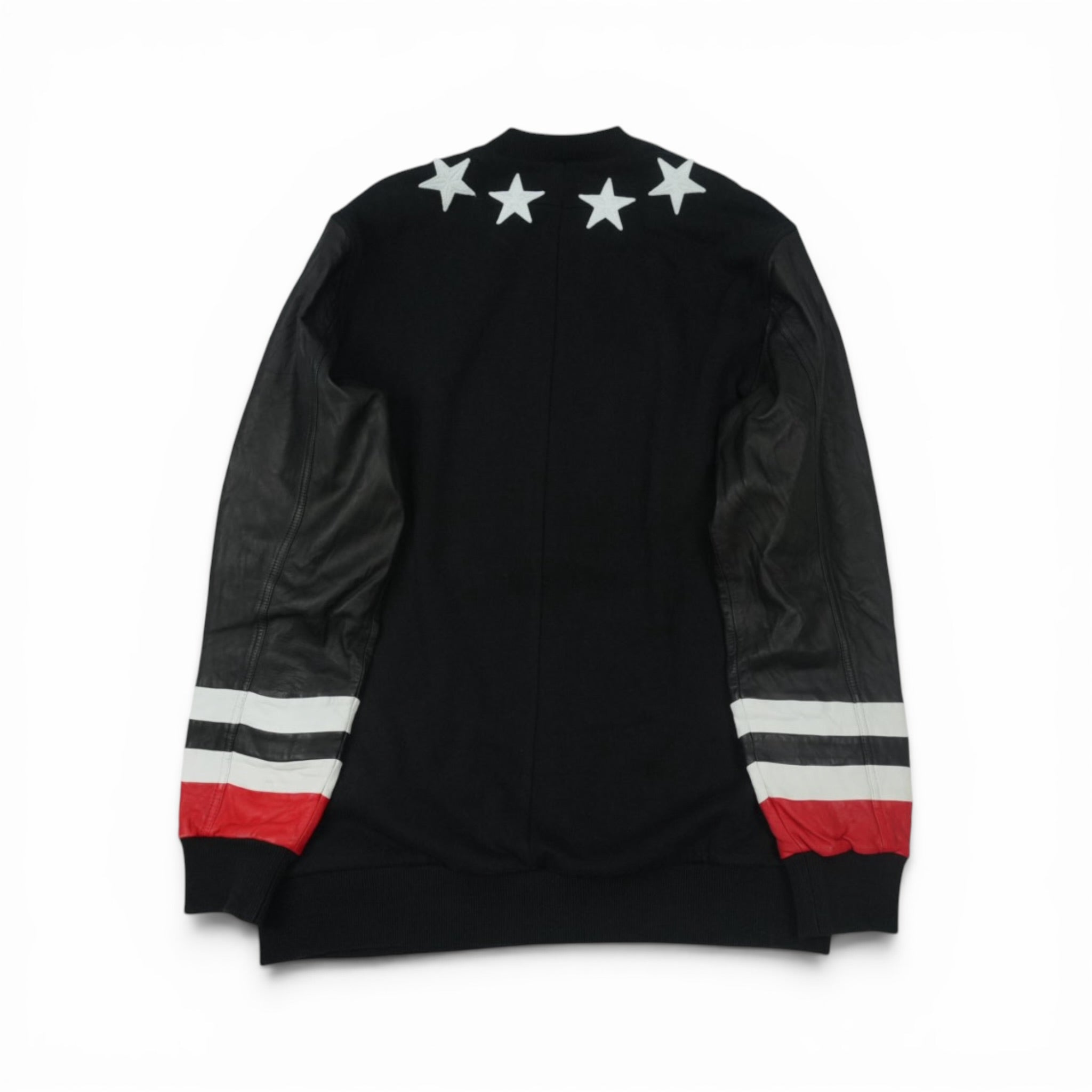 Givenchy SS15 stars leather sweatshirt