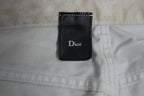 Dior AW03 “Luster” waxed white denim