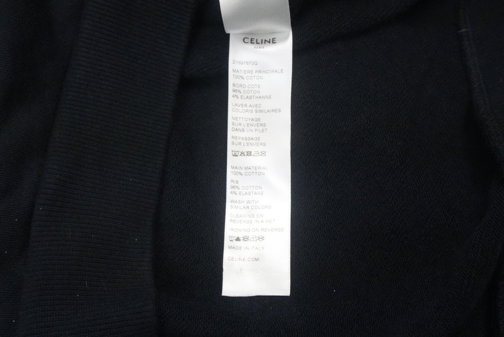 Celine SS22 Cosmic Cruiser safety pins hoodie