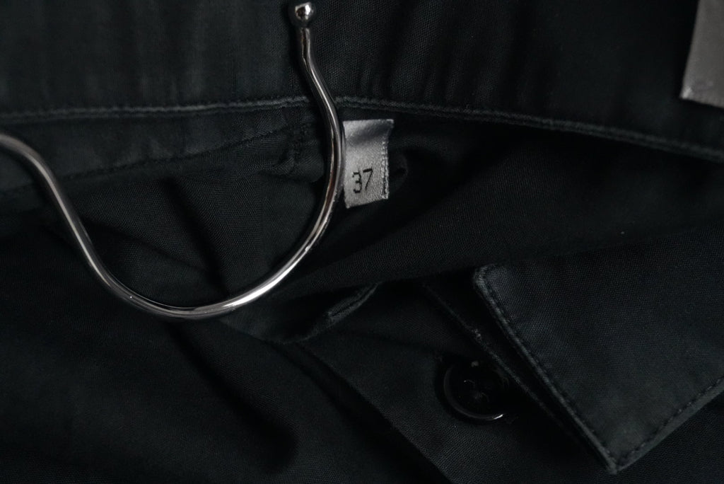 Dior AW06 high collar black shirt