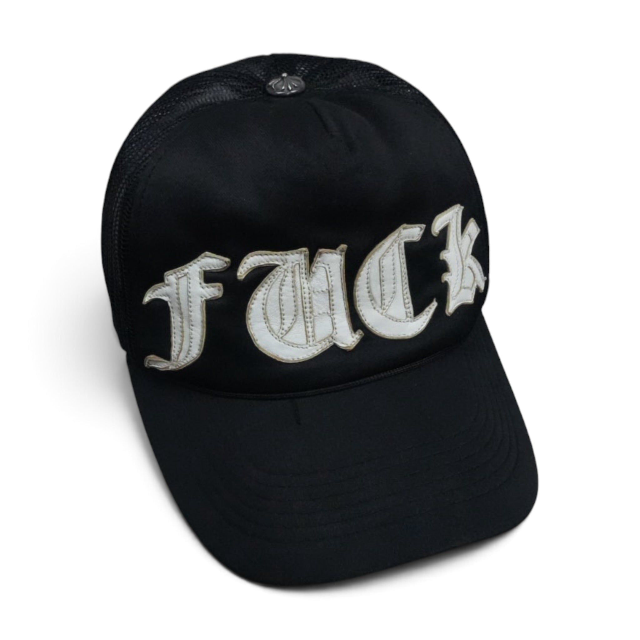 Chrome Hearts 90s Fuck leather patch hat