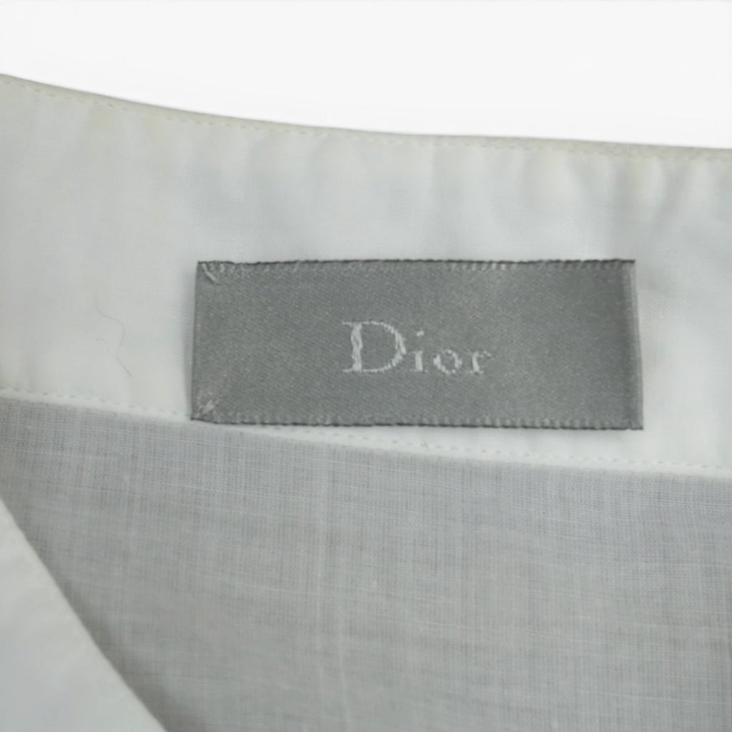 Dior SS06 semi transparent ribbed shirt