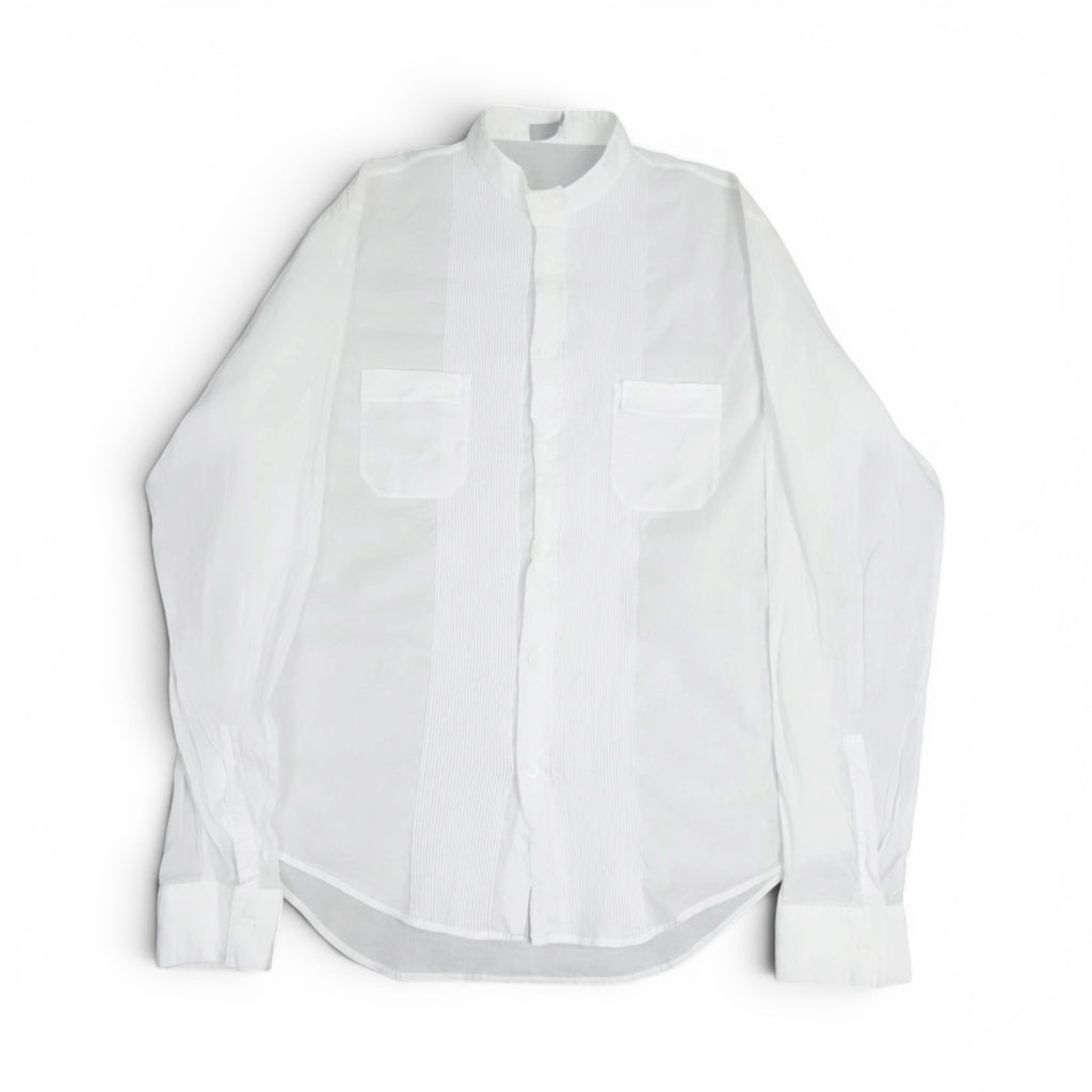 Dior SS06 semi transparent ribbed shirt