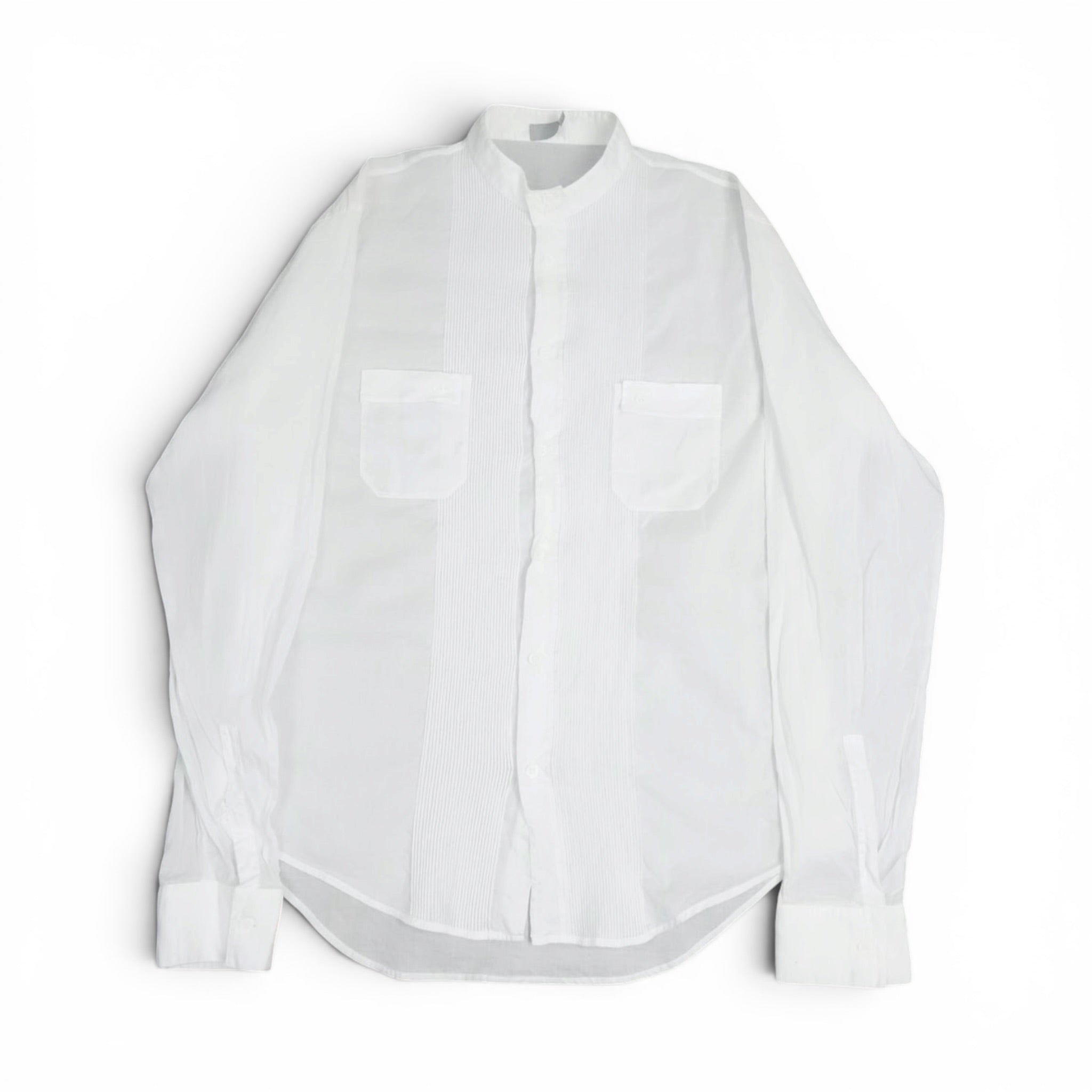 Dior SS06 semi transparent ribbed shirt
