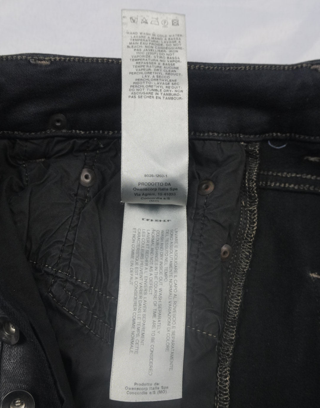 Rick Owens SS17 Walrus waxed torrance cut denim