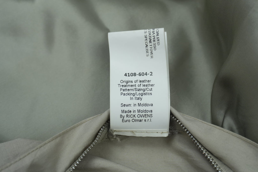 Rick Owens SS15 Faun mollino Leather Jacket