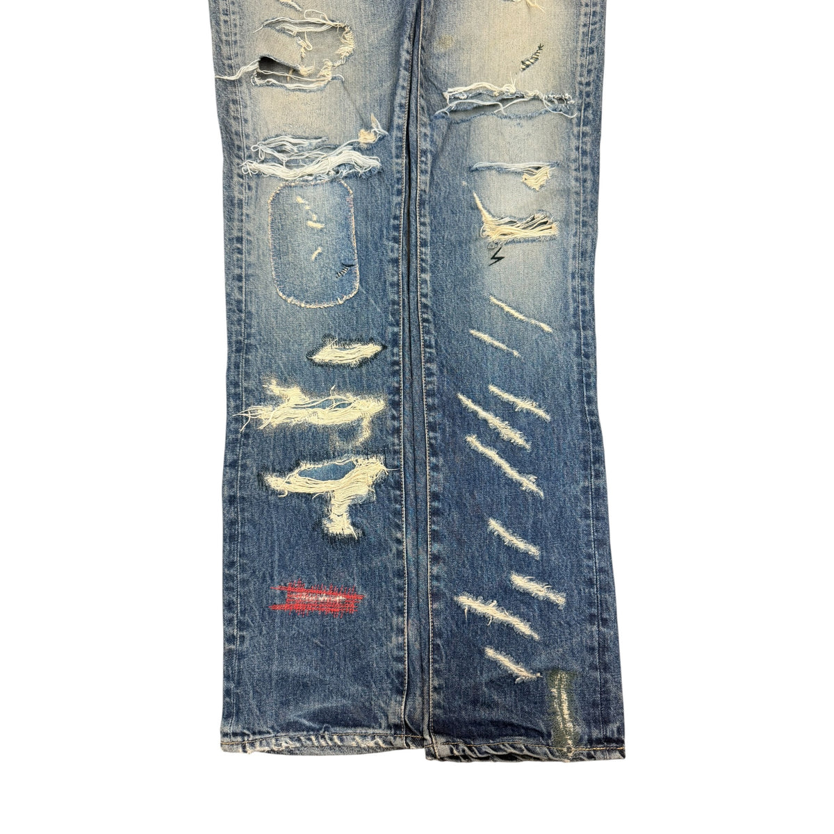 Undercover SS05 But Beautiful 60s Red Yarn Denim